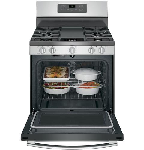 GE 30" Free-Standing Gas Convection Range